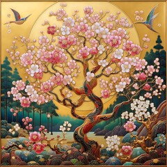 abstract floral background