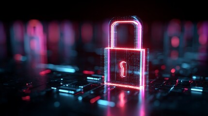 secure digital data protected by energy shield, cyber security network, fintech technology