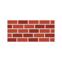 Obraz premium Red brick wall Vector
