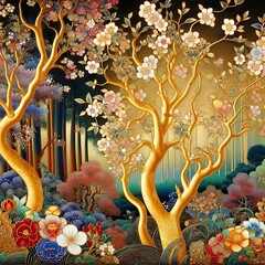 abstract floral background