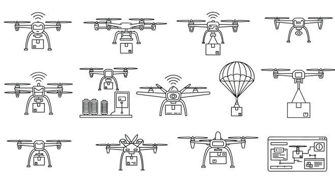 Versatile drones in various applications