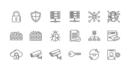 Illustrations of various cybersecurity concepts and tools
