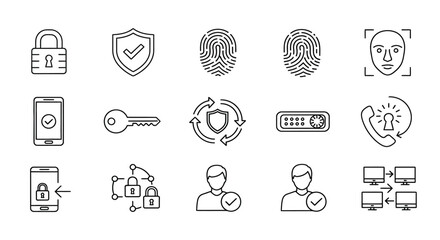 Illustration of various security measures