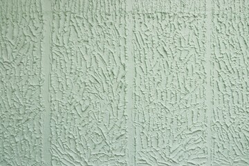 Plaster green wall pattern background