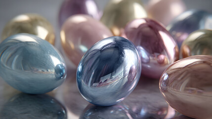 close up shot of glass beads