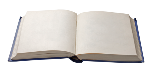 Open Book with Blank Pages for Creativity