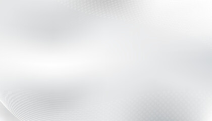 Abstract white perspective dots and lines overlap on gray background, Vector illustration