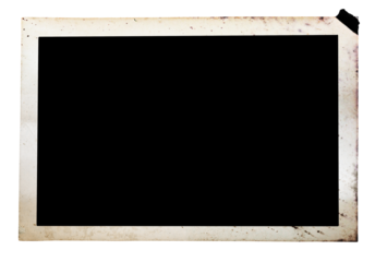 Vintage Photo Frame with Blank Space Inside