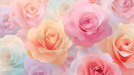 pink roses background