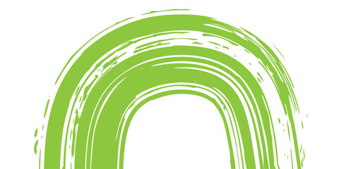 Red brush stroke isolated on white background. Trendy brush stroke for red ink paint, grunge backdrop, dirt banner, watercolor design and dirty texture. Brush stroke vector illustration