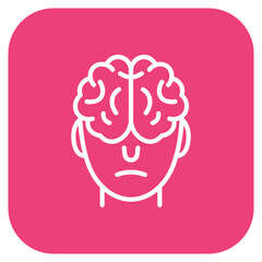 Obraz premium Dementia icon vector image. Can be used for Psychology.