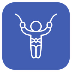 Bungee Jumping icon vector image. Can be used for Adventure.