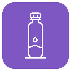 Fototapeta premium Water Bottle icon vector image. Can be used for Trekking.