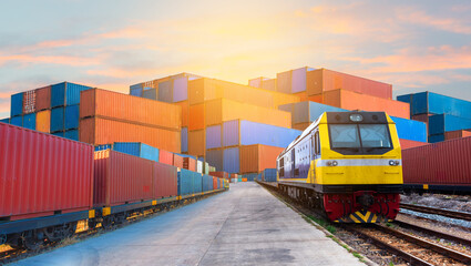 Modern rail transport is a key part of "Intermodal Shipping."
