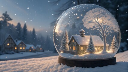 christmas tree and snowman