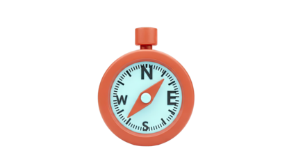 Orange Compass