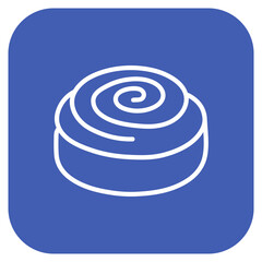 Cinnamon Roll icon vector image. Can be used for Brunch.