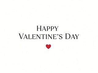 Happy valentine's day card