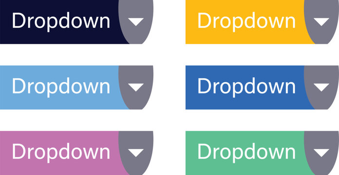 Dropdown menu text set