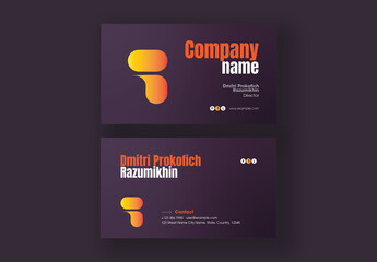 Business Card Design Layout