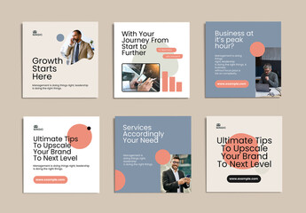 Business Growth Social Media Post Template