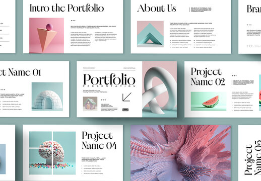 Minimal Portfolio Presentation Template