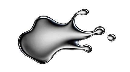 Black Translucent Blots Clipart on Transparent Background