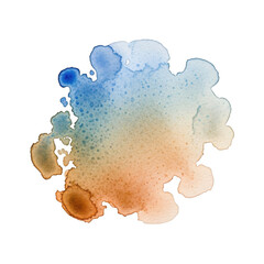 Abstract watercolor blend
