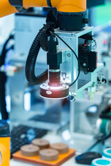 Robotic machine vision system in phone factory