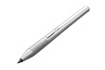 Digital graphic pen creating art on touch screen displaying digital technology and modern smart drawing tools