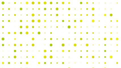 Abstract Minimalist Pattern of Vibrant Yellow Polka Dots