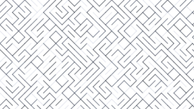 Complex Maze Puzzle Challenge Difficult Decision Making