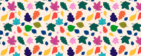 collection of colorful tropical seamless pattern. nature floral abstract background with art leaves. Modern colorful tropical floral pattern. Cute botanical abstract poster, cards banner vector.