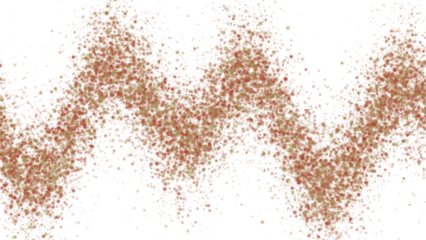 Abstract Brown Zigzag Pattern on White Background