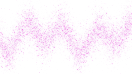 Delicate Pink Watercolor Wave Pattern on White