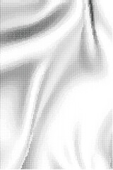 Wavy gradient halftone dots pattern texture background
