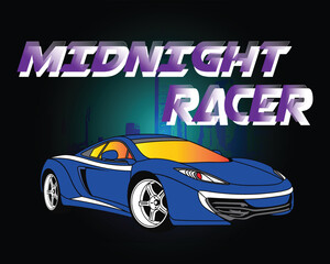 sport car vector illustration