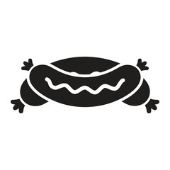 Hot dog sausage icon