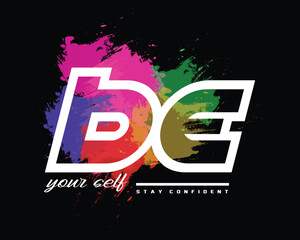 Motivational quotes Be Yourself vector design