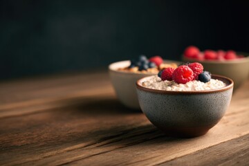 Creamy bowls filled with wholesome ingredients topped with fresh