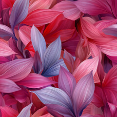 Seamless orchid petals texture floral background pattern