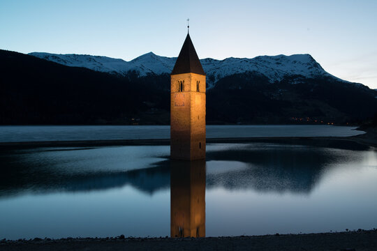 Lake Reschen: A Silent Sentinel