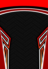 RED BORDER ABSTRACT AND PATTERN BACKGROUND FULL SUBLIMATION © Jerson Graphics