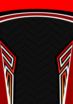 RED BORDER ABSTRACT AND PATTERN BACKGROUND FULL SUBLIMATION
