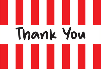 thank you template icon vector design clean no shape retro background