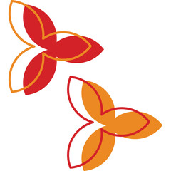 Retro Geometric Shape Illustration