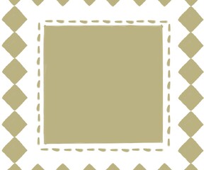 green background with frame