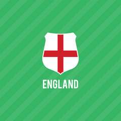 The flag of  Croatia. Flag icon. Standard color. Vector illustration.	