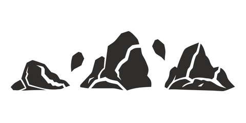 Silhouette of mountains