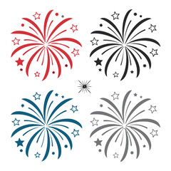 Hand Drawn Fireworks Icons Set,Modern Fireworks Clipart Bundle for Holiday Celebration Design,Fireworks vector,Fireworks design, Fireworks concept,Fireworks cartoon, Fireworks icon,Fireworks template,